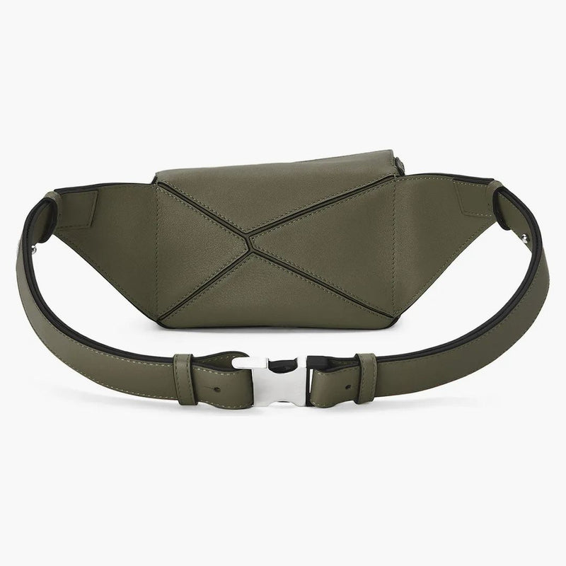 Loewe Puzzle Bumbag nel classico mini Khaki Green
