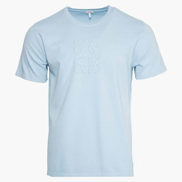 T-shirt in forma rilassata da loewe in blu di cotone
