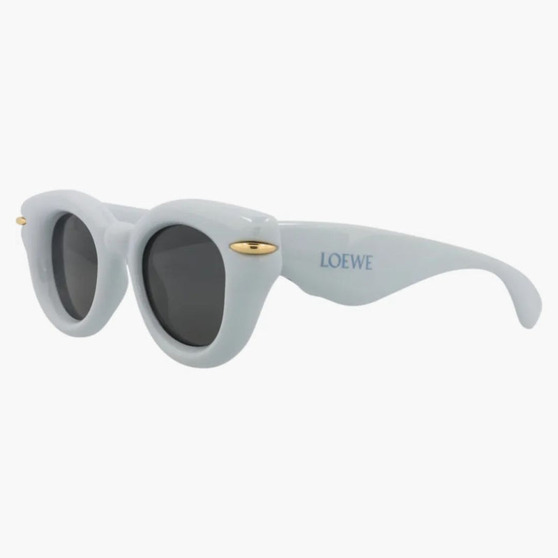 Occhiali da sole rotondi Loewe Smoke blu (LW40118I-46-86A)