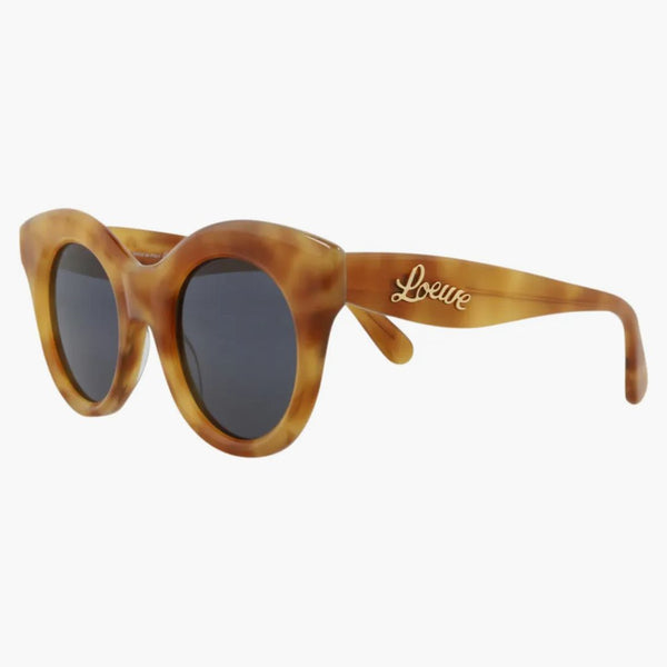 Occhiali da sole rotondi Loewe Havana Havana Blue (LW40126i-49-53V)