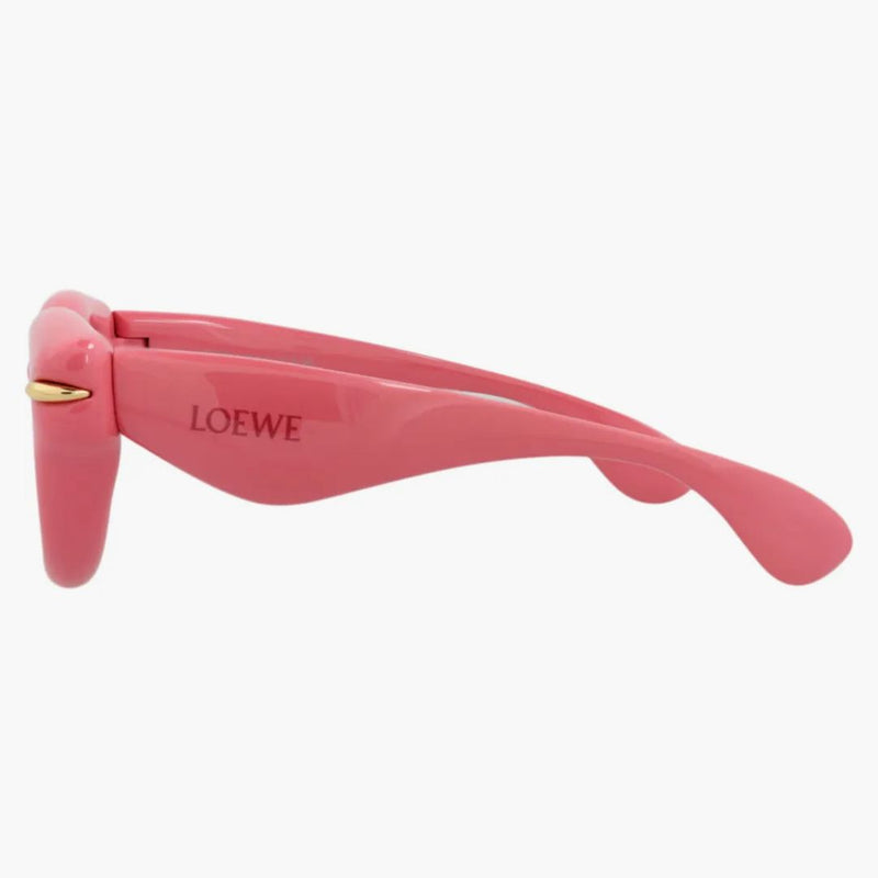 Occhiali da sole rotondi rosa marrone rosa (LW40118I 46-72E)