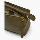 Loewe Small Puzzle Bag in Classic Calfskin Dark Khaki Green