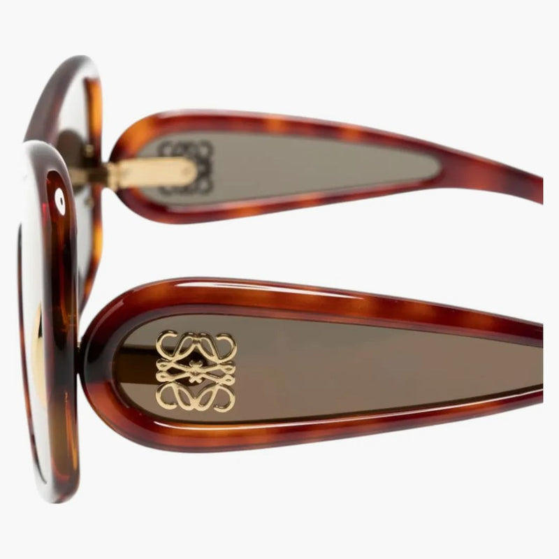 Loewe Square Mask Sunglasses Brown Mirror (lw40131i 52g)