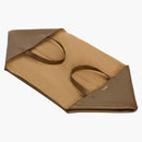 Loewe XXL Puzzle Fold Dead in Shiny Calfskin Umber