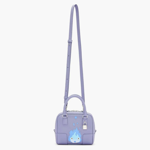 Loewe x Howls Calcifer Amazona 16 Bag in Nappa Calfskin Blueberry