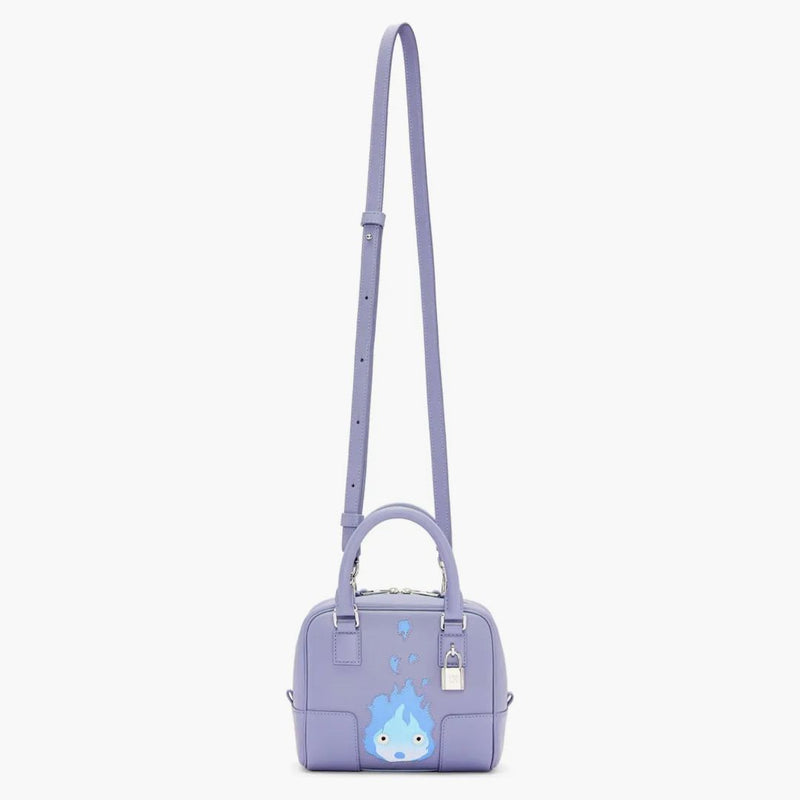 Loewe x Howls Calcifer Amazona 16 Bag in Nappa Calfskin Blueberry