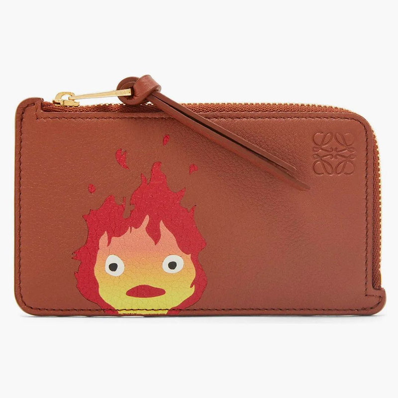 Loewe x howls calcifer monetecinedholder in classic callina ruggine