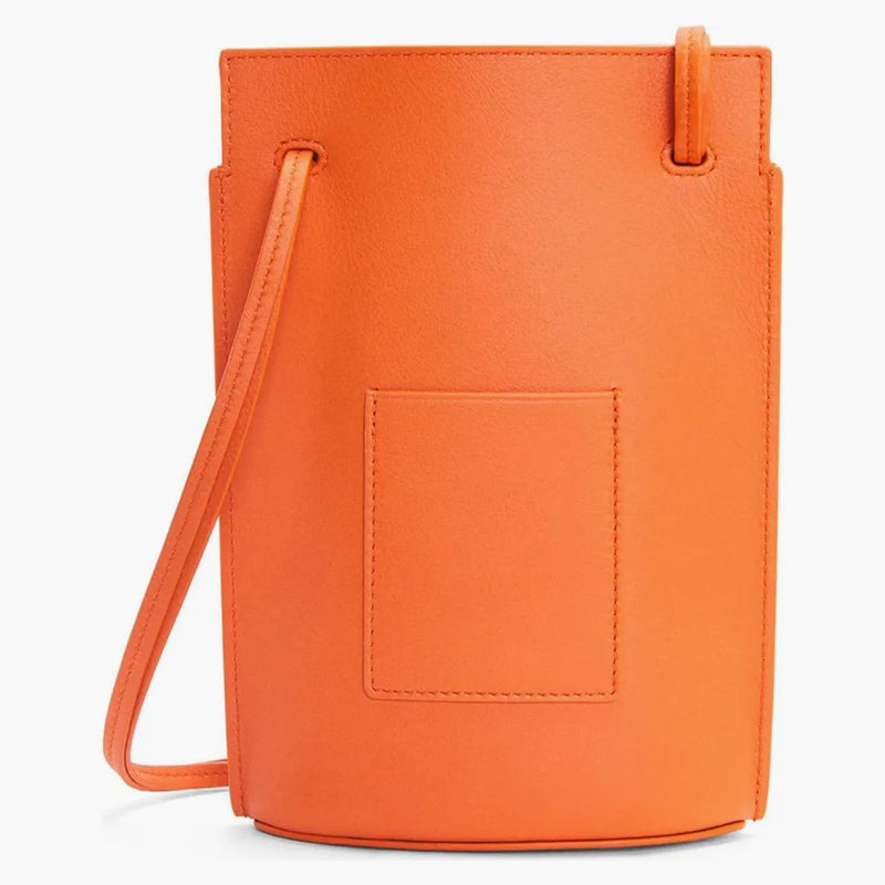 Tasca da dadi calcifera di loewe x howls nella classica arancione della pelle di vitello