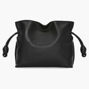 Loewe X Howls Calcifer Mini Flamenco Clutch in Nappa Calfskin Black