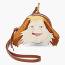 Loewe X Howls Heen Cookie Pouch in Classic Calfskin Rust