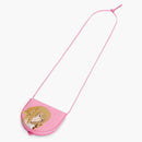 Loewe X Howls Howl Small Heel Pouch in Classic Calfskin Cotton Candy