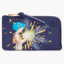 Loewe X Howls Titular de la tarjeta Magical Sky en la piel de pantorrilla clásica y la marina de cristal