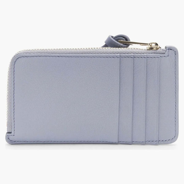 Loewe x howls markl moneta di carta nel classico vitello blu lilla