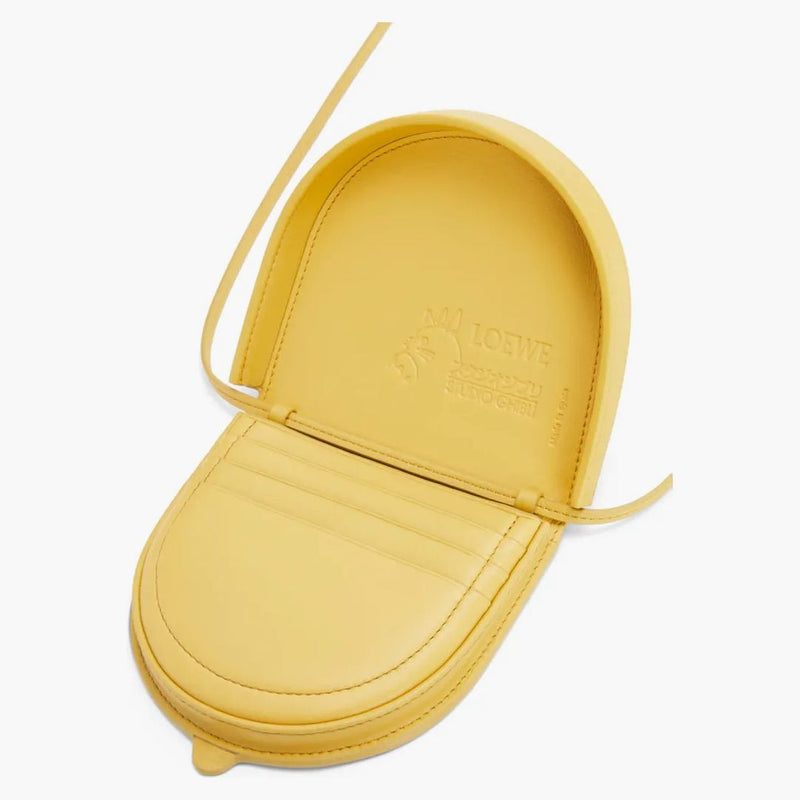 Loewe x ulula Sophie Small Tach bust in classickkin scuro giallo