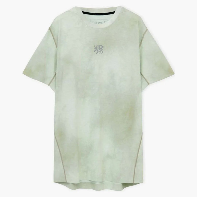 T-shirt attivo di loewe x su maglia tecnica bianca/multicolore