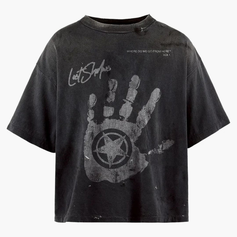 Lostshdws W.d.w.g.f.h T-shirt Black