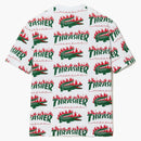 THR-SHIRT lacoste x thrasher bianca