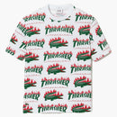 THR-SHIRT lacoste x thrasher bianca