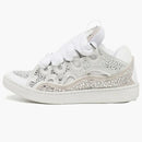 Lanvin Curb Sneaker White Rhinestone