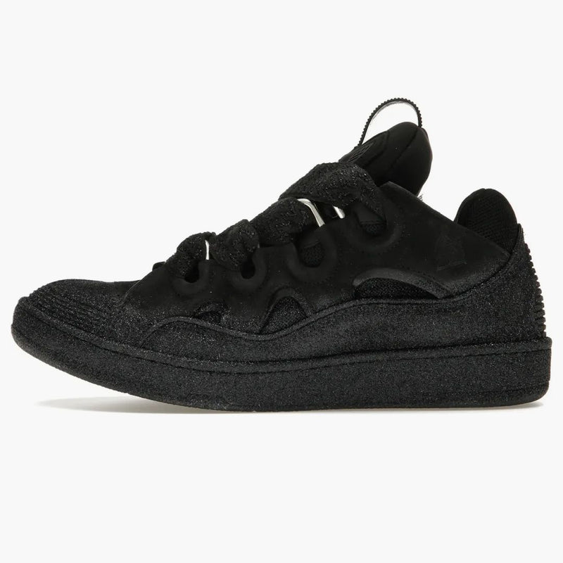 Lanvin Leather Curb Black Glitter