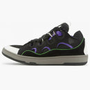 Lanvin Leather Curb Black Purple