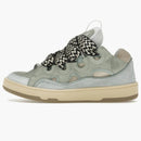 Lanvin Leather Curb Sneaker Light Blue