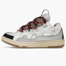 Lanvin Leather Curb White Grey Black