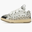 Lanvin Studded Leather Curb Sneaker White (women's)