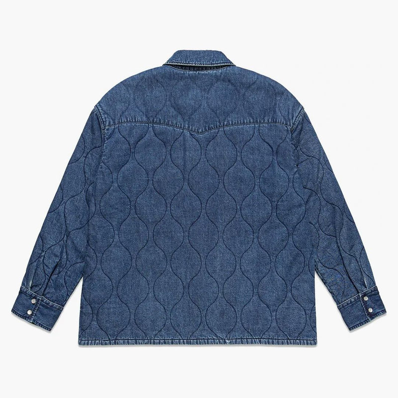 Levis x Cagtto cinghia occidentale imbottito blu indaco
