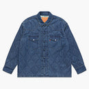 Levis X Clot Padded Western Shirt Indigo Blue