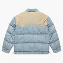 Levis X Clot Reversible Denim Puffer Jacket Indigo Blue