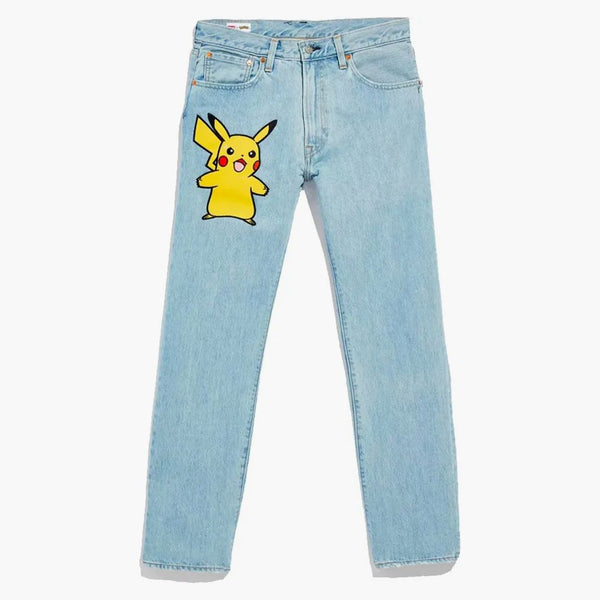 Levis x Pokémon 551Z Autentico jeans dritte Light lavaggio