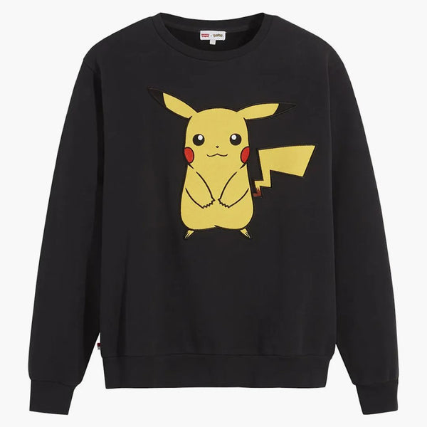Levis x Pokémon Unisex Crewneck Sweatshirt Black