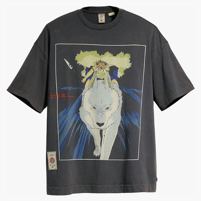 Levis x Princess Mononoke San's Mask T-Shirt Black