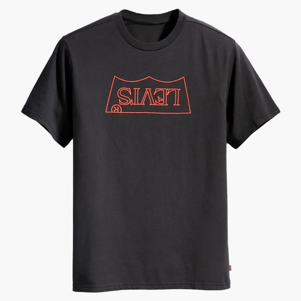 Levis x Stranger Things Upide Down Logo tè nero