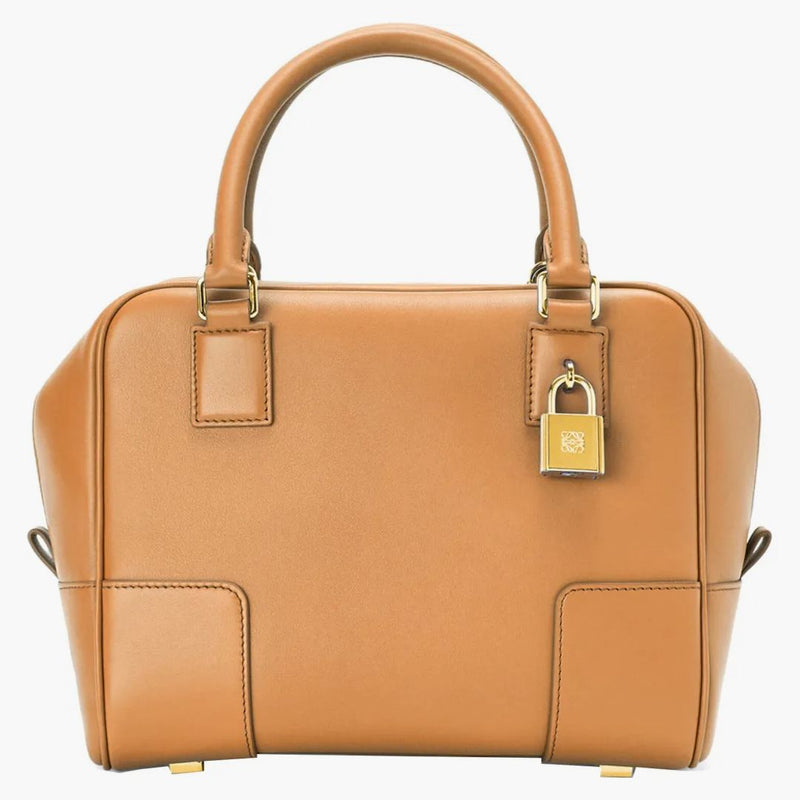 Loewe Amazona 19 Sagno quadrata in Nappa Calfskin Warm Desert