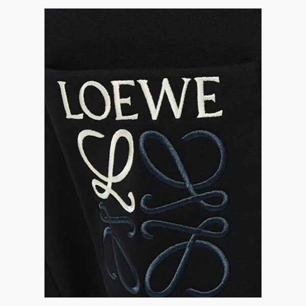 Loewe Anagram Embroeded Jogging Trousers Black