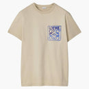 Loewe Anagram Fake Pocket T-shirt Stone Gray/Navy