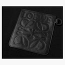 Loewe Anagram Leather Patch Hoodie Black