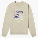 Loewe Anagram Sweatshirt Stone Gray/Navy/White