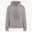 Loewe Anagram Tonal Cotton Hoodie Medium Gray
