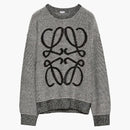 Loewe Anagram Wool Sweater White/Black