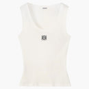 Loewe Cotton Anagram Tank Top White