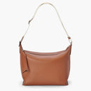 Loewe Cubi Crossbody Tan/Jacquard Strap