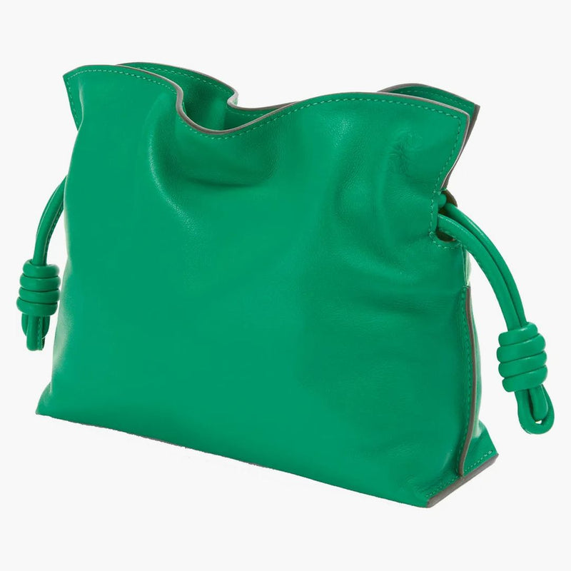 Loewe flamenco spojka v Nappa teleterenské mini džungle zelená