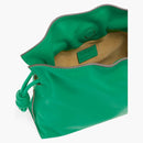 Loewe Flamenco Clutch in Nappa Calfskin Mini Jungle Green