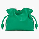 Loewe Flamenco Clutch in Nappa Calfskin Mini Jungle Green