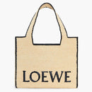 Loewe Front Large Raffia Natural