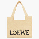 Loewe Front Dead Medium Raffia Natural