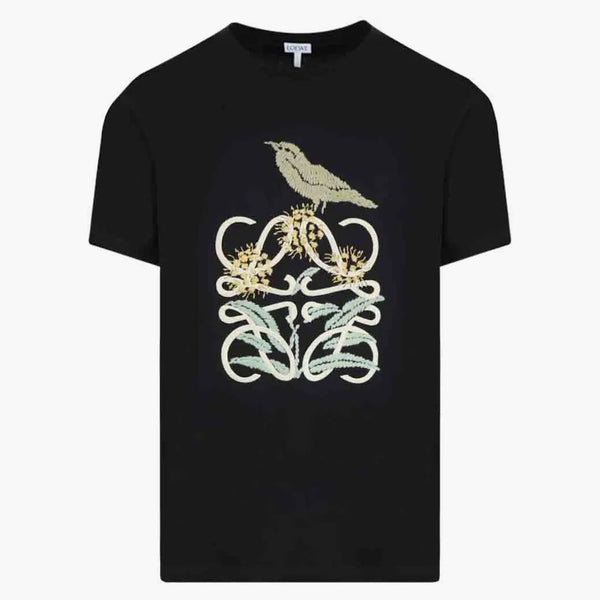 Tričko Loewe Herbarium Anagram Black/Multicolor